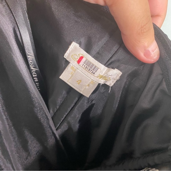 Shoshanna Black Lace Eleanora Strapless Midi Dress Cocktail Sz 4 - Picture 8 of 9